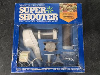 WearEver DOUBLE BARREL SUPER SHOOTER Electric Cookie Candy Maker 70001B 