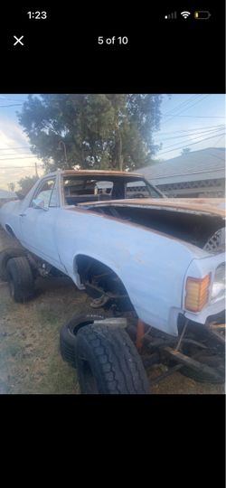 Chevy El Camino Project Car lifted