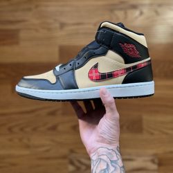 Jordan 1 Tartan Swoosh Sz 12