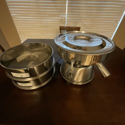 Electric Flour/Pollen Sifter w/Lid & Screens