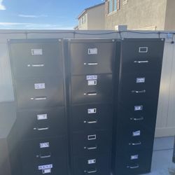 3 File Cabinets 