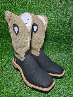 TWISTED X MEN'S WATERPROOF WORK BOOT 10D