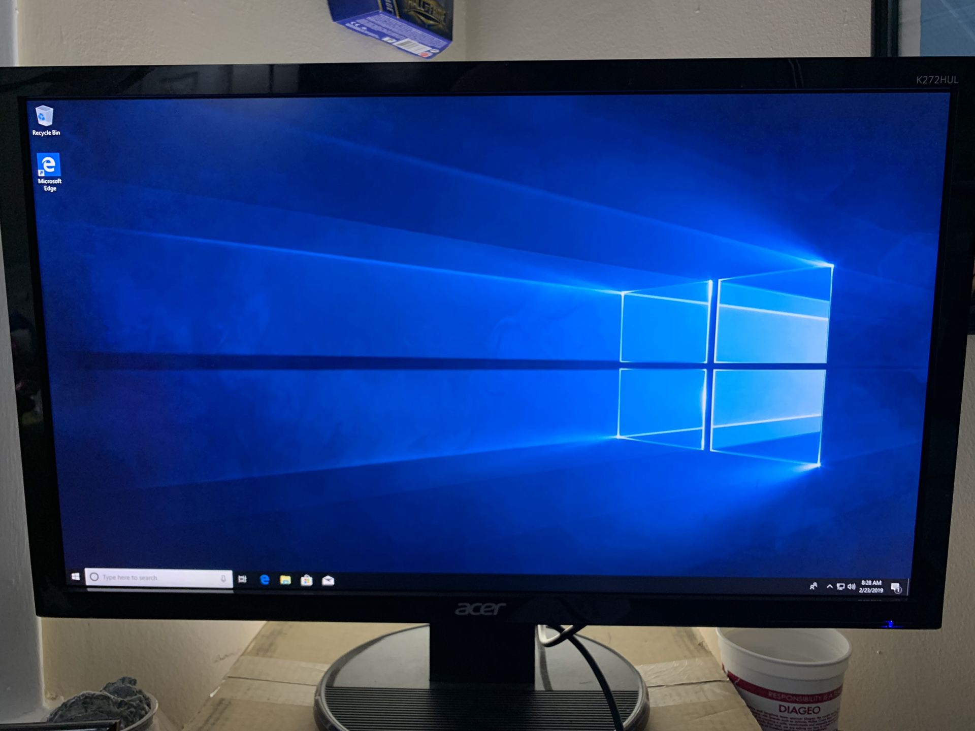 HP Windows 10 desktop