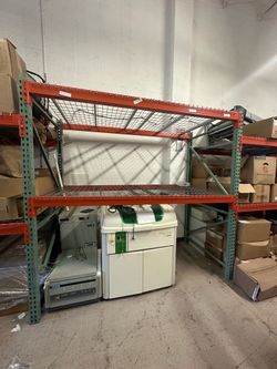 3 Heavy All-Steel Pallet Rack , Complete Sets: $750
