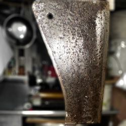 Antique Giant Meat Cleaver / Hog Splitter – Wood Handle – 31” Long