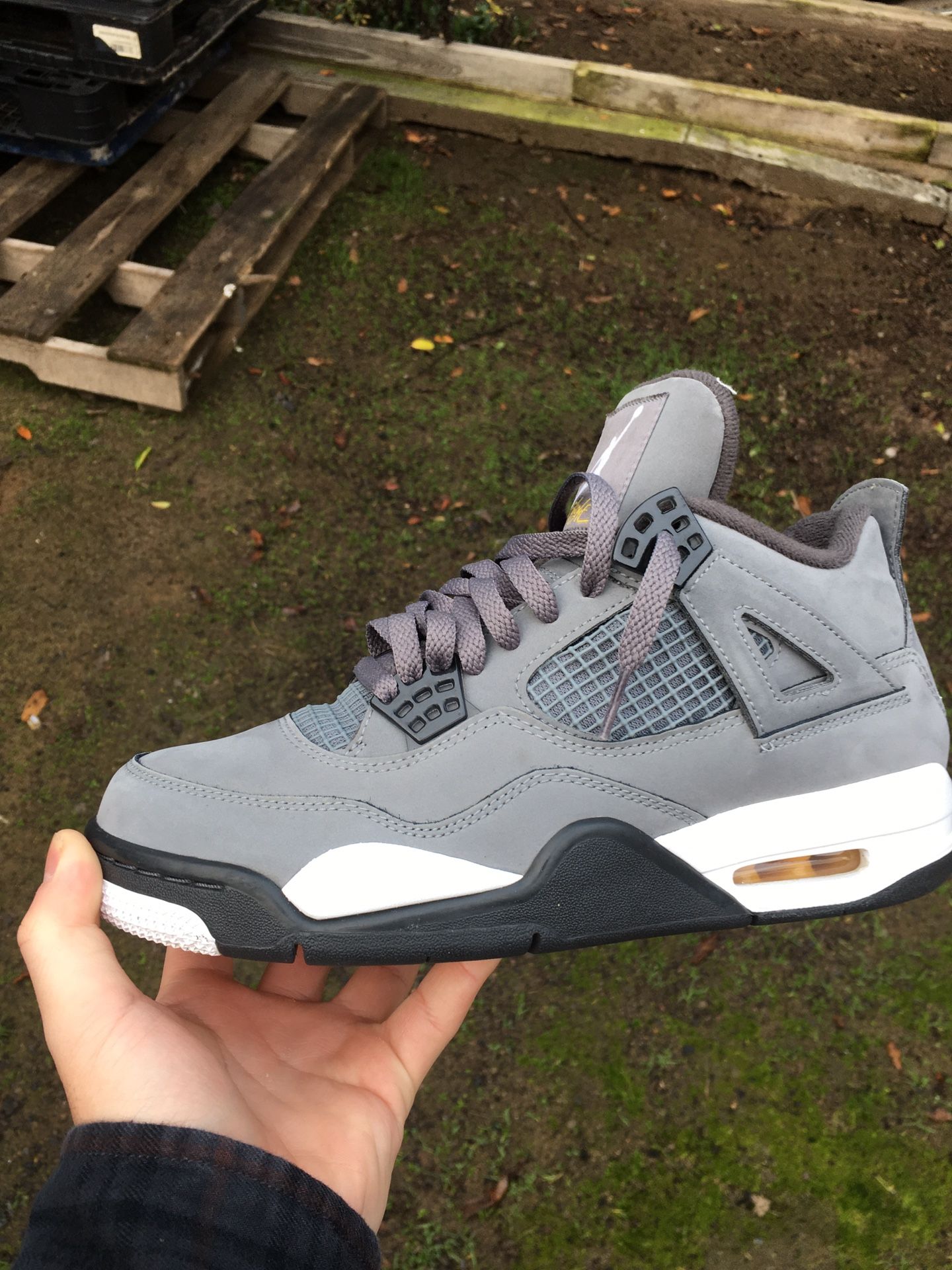 Jordan 4 Cool Grey Size 8