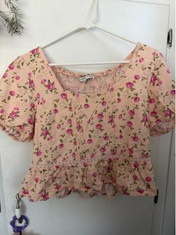Celebrity Pink XL Rose print shirt