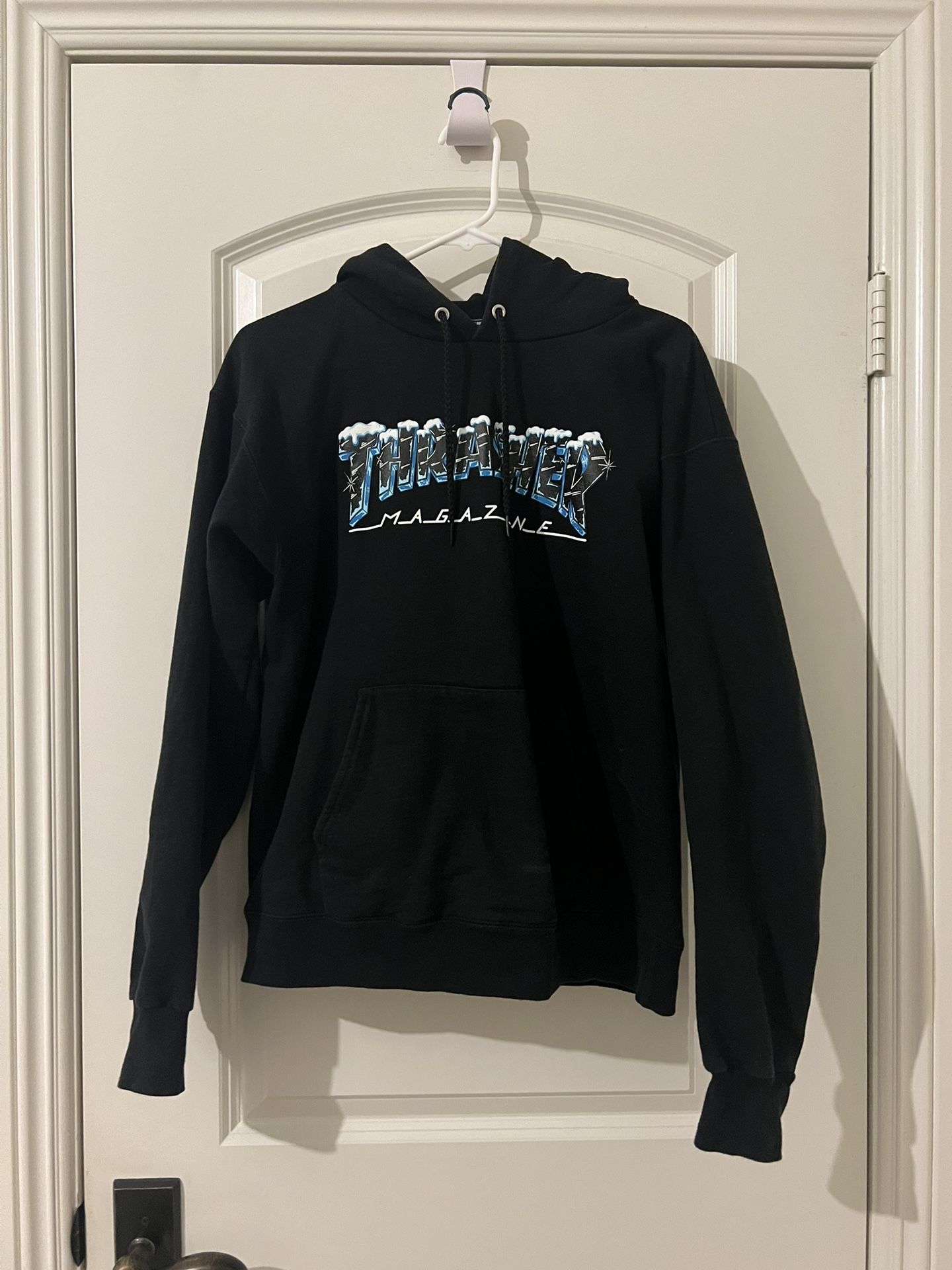Black Thrasher Pullover Hoodie Boys Sm