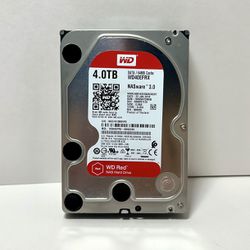 WD Red NAS Hard Drive - Hard drive - 4 TB - internal - 3.5 inch - SATA 6Gb/s - buffer: 64 MB