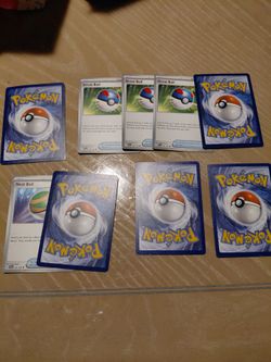 9 Pokémon trainer cards