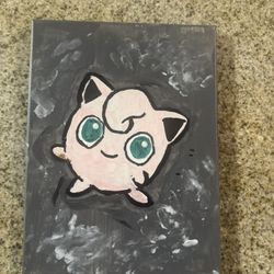 diy hand painted jigglypuff painting i did 
