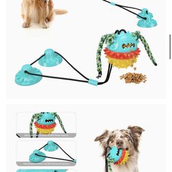 Dog Toys for Aggressive Chewers Large Breed Suction Cup Dog Toy for Dog Tug Toy Interactive Dog Toys Indestructible Dog Puzzle Toys