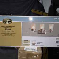 Hampton Bay 3 Light Vanity Fixture