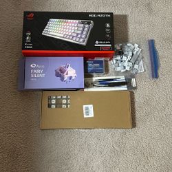 Fully Customized Asus Rog Azoth Gaming Keyboard And Keyboard Lube Kit