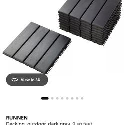 IKEA Runnen Tile - Dark Grey