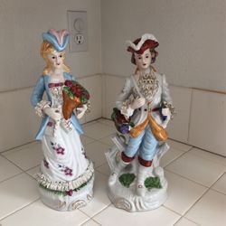 Vintage Figures, Victorian Dolls.