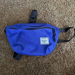 Blue Herschel belt bag/fanny pack