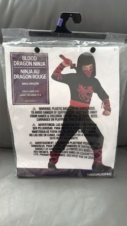Ninja Costume (Size x-large 14-16)