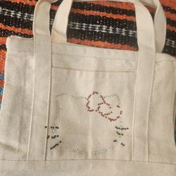 Handmade Mini Hello Kitty Tote Bag 
