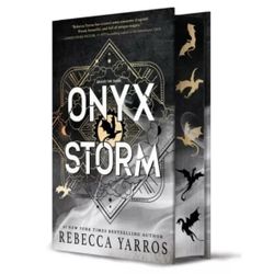 Onyx Storm (Deluxe Limited Edition) Hardcover- Rebecca Yarros