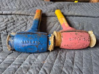 ​Pair of Vintage Garland No. 3 Rawhide Mallets