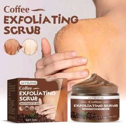 Coffee Body Scrub, Exfoliating & Whitening Skin, Deep Cleansing, Reducing Dark Spots On Body, 1pc 50g