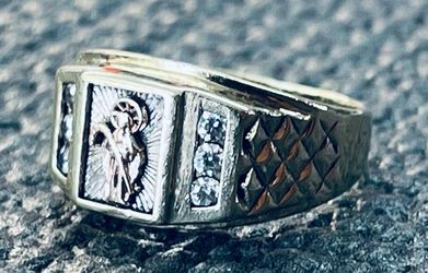 Custom Religious Gold Ring