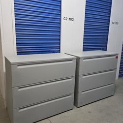 Herman Miller Metal File Cabinet With Key Legal Or Letter Size 