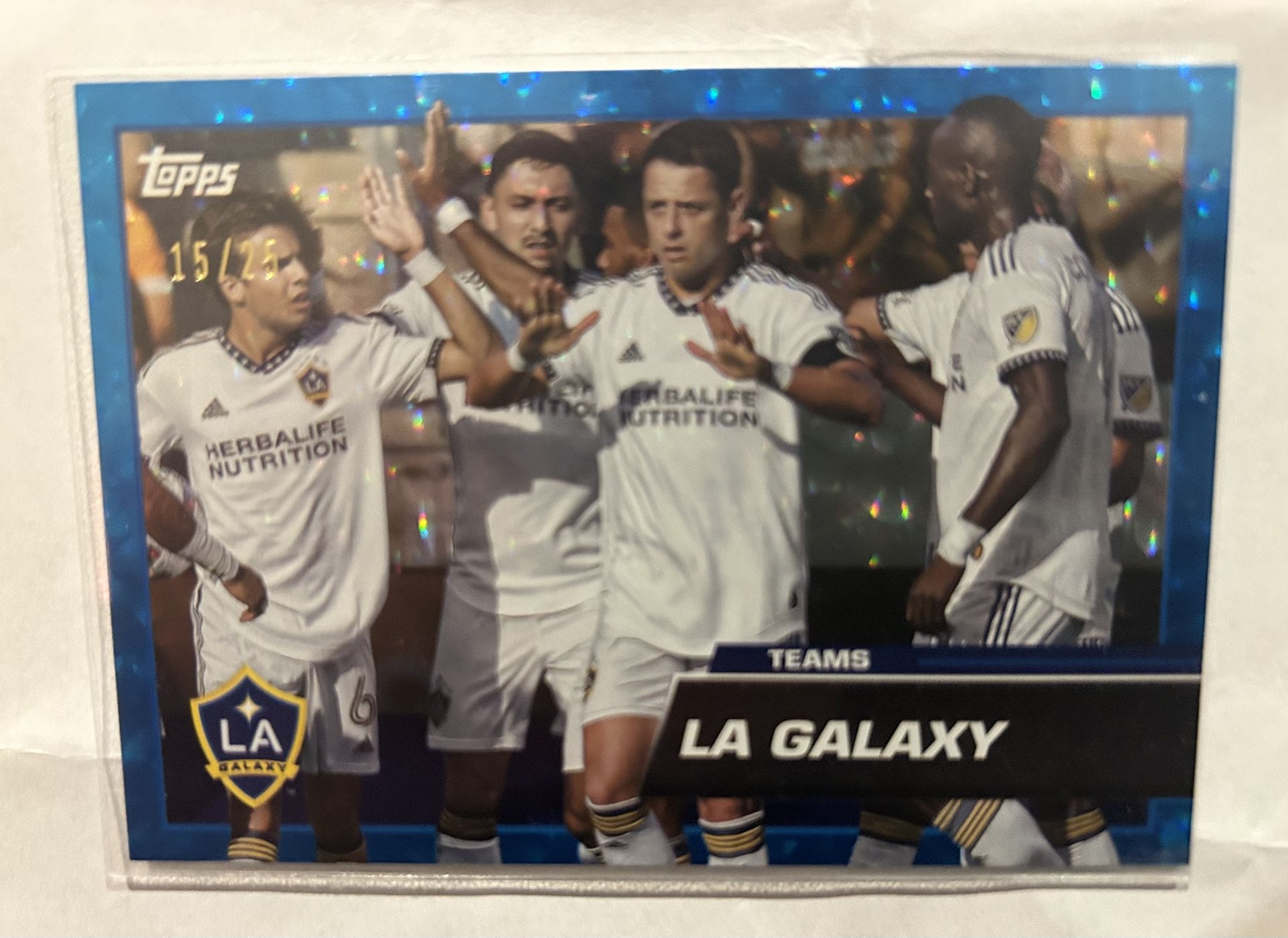 2023 Topps MLS - LA Galaxy 15/25 numbered card