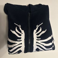 Skeleton zip up hoodie 