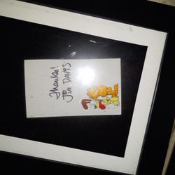 Jim Davis Autographed Garfield