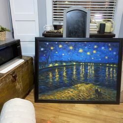 Large 4ft Canvas Painting Signed By Artist