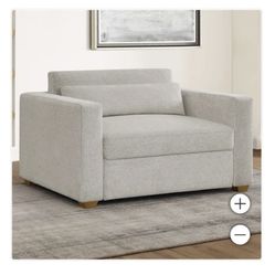 Thomasville Dillard Fabric Twin Size Convertible Sleeper Chair