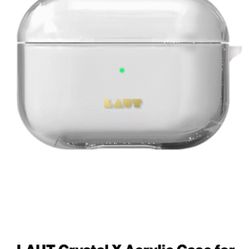 LAUT Crystal X Acrylic Case for AirPods Pro 1st and 2nd Gen (Brand New)