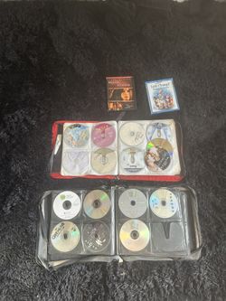 Selling a large collection of 180+ movie CDs/DVDs all together as a bundle.