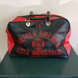 Utility/Gear Bag "15 Norfolk Firemen State Industrial Champoins 1971"