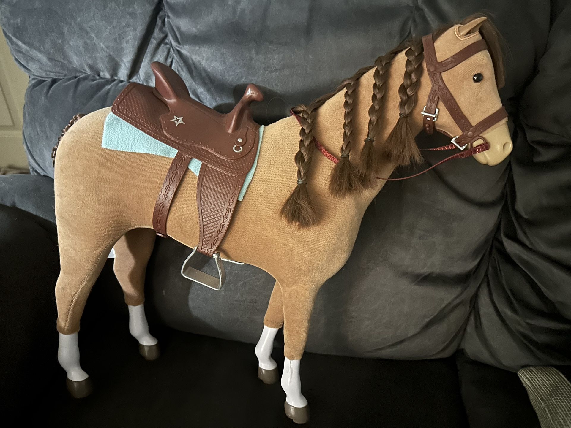 American Girl Horse With American Girl Accessories