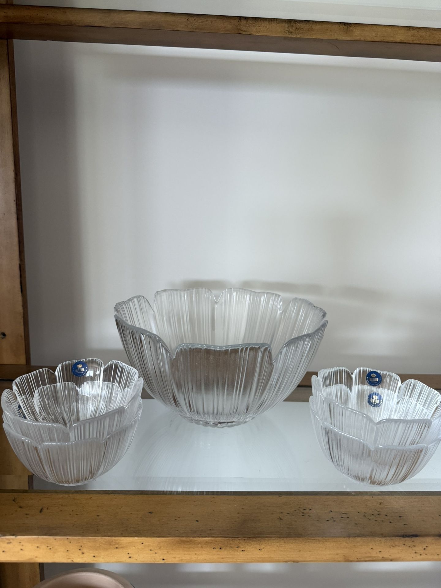 Crystal Bowl Five Piece Set