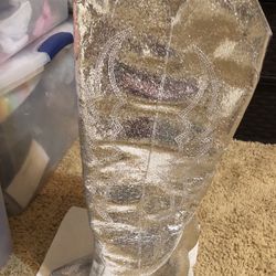 Womens Sexy Silver High Heel Boots Size 9 Halloween Costume Club Cowboy