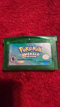 GBA Game - Pokemon Emerald - Authentic