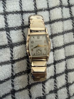 1952 Bulova Manual wind Tan