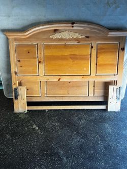 Bed Frame with Queen size bed