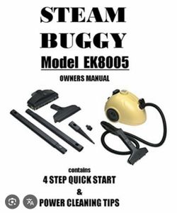 NEW - Steam Buggy Portable Steam Cleaner