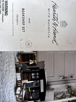 Wood Book Shop Shelf "hearth& Hand With Magnolia"