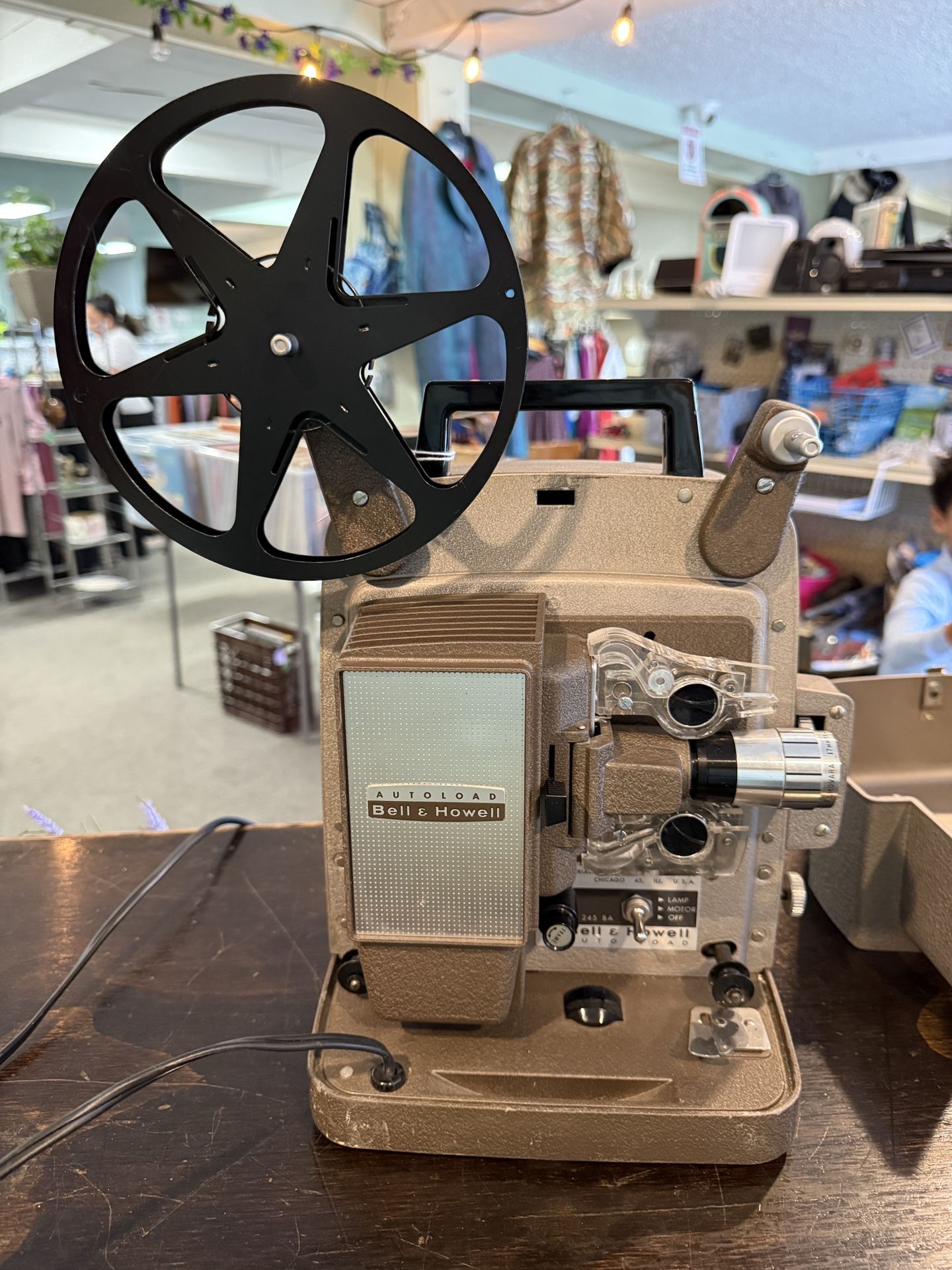 Vintage Bell & Howell 245 PA Autoload Home Movie Projector 8mm