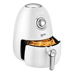 ikich [Japan Import] Air Fryer 2L Oil-Free Healthy Air Fryer with Japanese Instructio