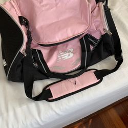 New Balance Medium Size Duffle Bag Pink&Black