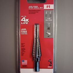 Milwaukee Jam Free Step Drill Bit