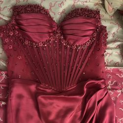 fuchsia Long Dress 