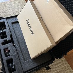 Aputure Nova P600C with Softbox + Barndoors